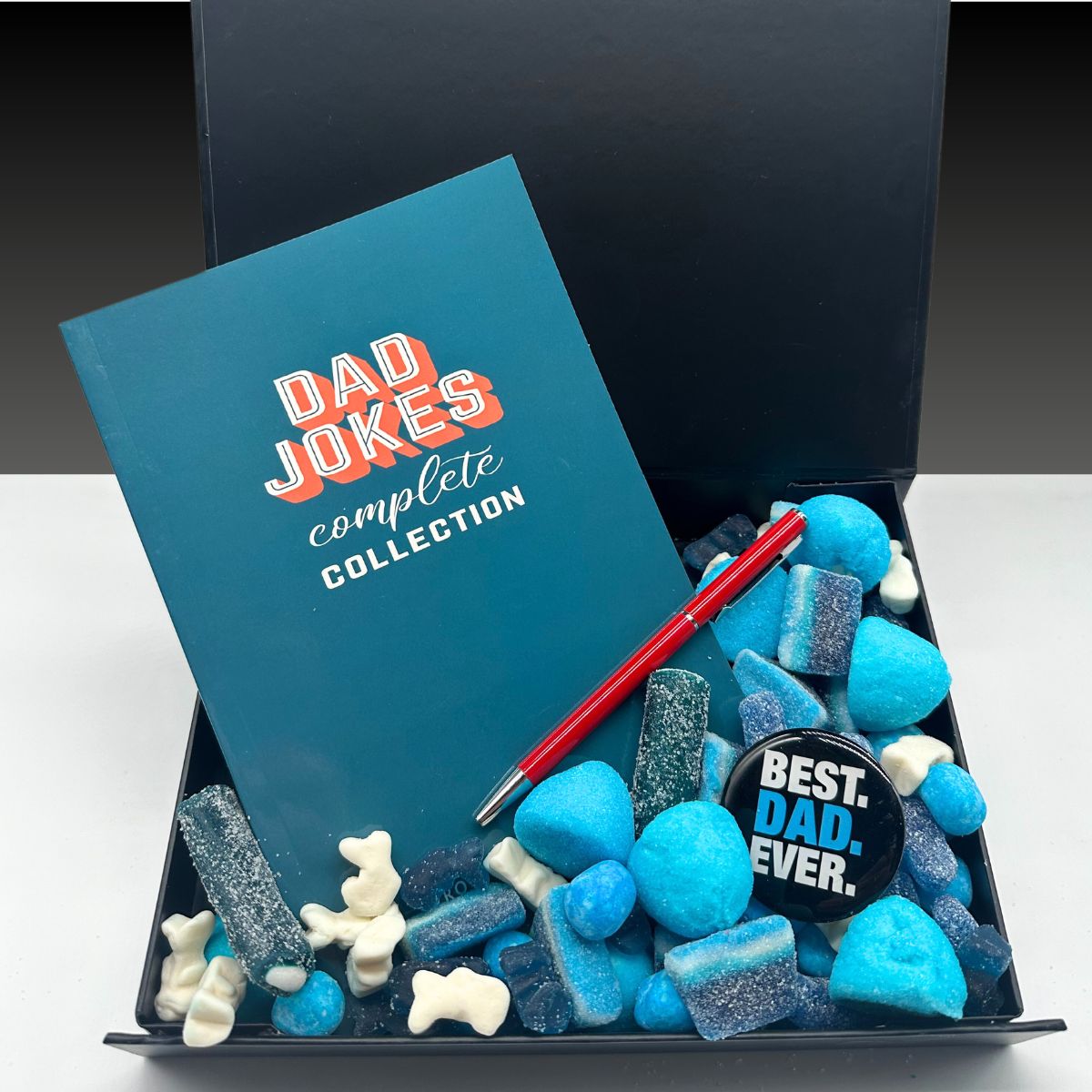 Happy Father's Day Blue Sweets Letterbox Gift Hamper